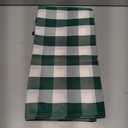 Softalker Gingham Checkered Square Tablecloth - Waterproof Buffalo Plaid Table Cloth Stain Resistant Washable Table Cover for Picnic/Camping/Outdoor - Hunter Green, 54 x 54 Inch