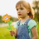 10 Pcs Plush Sunflower Flower Stuffed Bendable Stems Plush Bouquet Toy Soft Rose Flower 12.6 Inch for Christmas Classroom 2026 Mother's Day Valentines Day Girl Girlfriend Wife(10 Pcs Colorful Daisy)