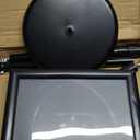 Sign Holder Stand 8.5x11 Inch, Adjustable Sign Stand with 360 Rotated Frame, Floor Standing Sign Holder, Snap-Open Frame Display, Outdoor Indoor Poster Display for advertising, Malls, Black