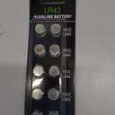 CPANCELL AG12 Battery 386 sr43 Battery L1142 Battery LR43 D386 L1142 D301 186 SR43 1.5v Alkaline Button Batteries (10 Count)