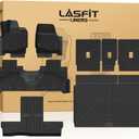 LASFIT Floor Mat& Cargo with Backrest Mat for 7 Seats 2025 2026 Ford Expedition Max,TPE Easy Clean All Weather TPE Custom Fit for SUV Car Liners, 1st& 2nd& 3rd& Cargo Liner, Black 5pcs