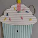 Mud Pie Cupcake Door Hanger;