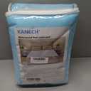 KANECH Washable Incontinence Bed Pads with Straps King Size 76"x80" Heavy Absorbency Waterproof Mattress Protector for Adults, Elderly, Kids 5-Layer Reusable Underpad