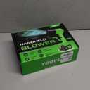 Leaf Blower Cordless, Handheld Leaf Blower with 2 X 4.0Ah Battery and Charger, 6 Speed Modes, Lightweight Blowers for Lawn Care, Patio, Yard, Dust,Blowing Leaves,Snow (Green)