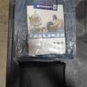 Egg Chair Cushion, Hanging Basket Chair Cushions with Pillow, Soft Outdoor Swing Cushions Replacement with Waterproof Patio Egg Chair Covers (Dark Blue)