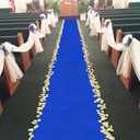 Aisle Runners Wedding Royal Blue Aisle Runner Carpet Rugs for Step and Repeat Display, Ceremony Party and Events Decoration 2ft Wide x 15 ft Long