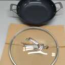 Le Creuset Essential Non-stick Ceramic Shallow Braiser with Glass Lid, 3.9 qt.