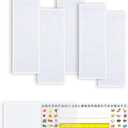 40 PCS Nameplate Pocket Adhesive Desk Nameplates Name Tag Pocket 13.5 x 4.7 Inch