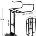 Hot Tub Cover Lift Heavy Duty Spa Cover Lifter Pneumatic Hot Tub Cover Lifter Holder Removal System Adjustable U-Arms Reinforced Brackets Fits Various Spas & Hot Tubs