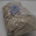 Outdoor TV Cover 71-75 Inch Weatherproof, Waterproof Outside TV Covers Heavy Duty 600D Oxford TV Covers Outdoor TV Screen Protectors Shield with Zippers for Flat Screen Outdoor TVs (Beige)