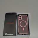 CANSHN Magnetic for iPhone 16 Case, Upgraded [Full Camera Protection] [Compatible with Magsafe] [Translucent Matte] Shockproof Protective Phone Case for iPhone 16 - Pink