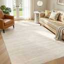 Jessibou 10x12 Area Rugs Living Room Washable Rug, Abstract Beige