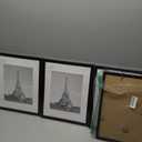 upsimples 11x14 Picture Frame, Display Pictures 8x10 with Mat or 11x14 Without Mat, Wall Hanging Photo Frame, Black, 5 Pack