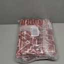 Wonnitar Moroccan Washable 3x5 Rug for Living Room, Non-Slip Chrisrmas Rug for Entryway, Low Pile Soft Farmhouse Area Rug for Bedroom Entry Kitchen Basement (Red,3'x5')