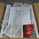 VASAGLE Record Player Stand, 3-Tier Side Table, Vinyl Record Storage up to 100 Albums, End Table for Living Room, Bedroom, Rustic White ULET275W01