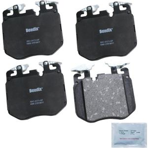 Bendix Priority1 CFC1868 Ceramic Front Brake Pads for Select Models BMW 540i,740e 740i,750i,840i,Gran Coupe,xDrive Alpina B7,B8 XB7,i4,M240i,M340i,M440i,M550i M760i M850i X5,X6,X7