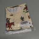 MYMORE Women's Oversized Western Cowgirl Graphic T Shirts 2 in 1 Short Mesh Sleeve Vintaged Rodeo Print Shirt with Thumb Hole (L)