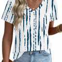 Zeagoo Womens V-Neck Tops Summer Casual Short Sleeve Tshirts S-3XL | Basic Tee Shirts, Business Classic Spring, Soft Breathable, Regular Fit, Perfect for Daily Wear, and Work Outings (XXXL)