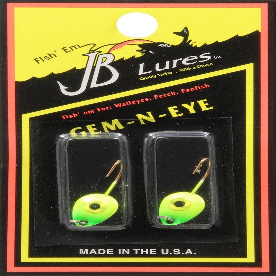Bay De Noc Gem N Eye #6 Chart/Green 2/Pk Fishing-Equipment