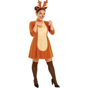 fun shack Reindeer Costume, Reindeer Costume Women, Christmas Character Costumes, Christmas Costumes For Women (X-Large, Green)