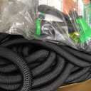 Flexi Hose Expandable Garden Hose with 8 Function Nozzle, 150FT - Lightweight Retractable Garden Hose, Water Hose - No-Kink Flexibility, 3/4 Inch Solid Brass Fittings and Double Latex Core