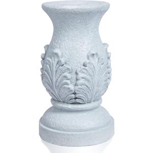 VCUTEKA Gazing Ball Stand, Roman Column Gazing Globe Stand for 8-10 Inch Garden Gazing Globe, Indoor/Outdoor Display Stand Dcor Accessories, 12" H