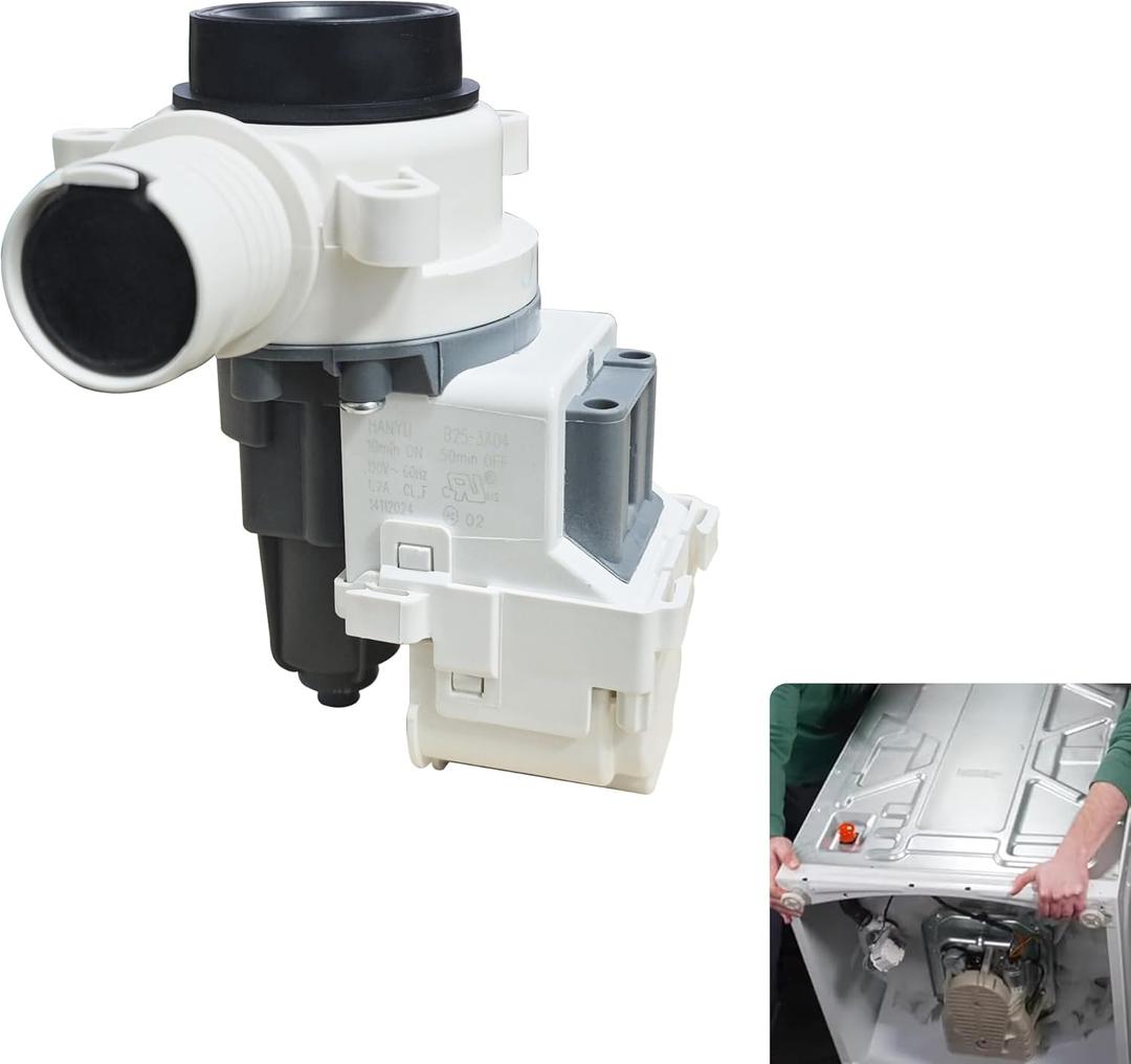 W11399437 Washer Drain Pump replace Washing Machine Drain Pump W11259498 Compatible With Whirlpool Maytag Kenmore Crosley WTW5100HC1 WTW5000DW3 WTW5057LW0