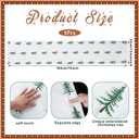 Christmas Table Runner Beige Christmas Tree Soft Plush Faux Fur Embroidered Tree Table Runner Seasonal Winter Kitchen Dining Home Decoration for Party Decor 13 x 72 Inch