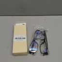 Gaoye +1.75 2-Pack of Reading Glasses - Blue-Light Filter, UV Protection - Readers with Rectangle Frames (Black)