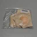 Sexy Code 1701 Clear Strap Backless Bra for Women Small Breast, Seamless Wireless Non Padded Bralette (Large, Beige)
