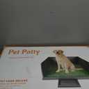 Large Dog Grass Pad with Tray, Puppy Potty Training Mat, Portable Pet Lawn Toilet, Indoor & Outdoor 30" 20" Artificial Grass Patch for Small Medium Big Dogs