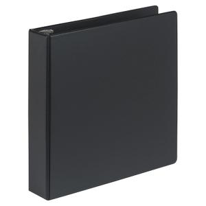 Samsill 2 Inch Document Storage Binder, Made in USA, FSC 100% Recycled Chipboard, Round Ring, 3 Ring Binder, Black