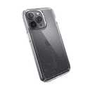 Speck MagSafe Case for iPhone 13 Pro - Drop & Camera Protection, Clear Phone Case, Wireless Charging Compatible - Clear/Platinum Glitter