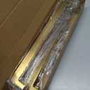 goldenwarm Modern Gold Cabinet Pulls Kitchen Cabinet Handles - LSJ12GD288 Brass Drawer Pulls Knobs 11-1/3 Inches Hole Centers Square Furniture Cupboard Door Handles 5 Pack