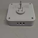 Multi Plug Outlet Extender, TESSAN Outlet Splitter with 8 Sockets and 3 USB (1 USB C), Wall Surge Protector with Power Switch, 3 Sided Multiple Wall Plug Extender for Home, Dorm Room, Office (White-Grey)