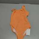 LIZENS Girls One-Piece Swimwear Adjustable Bathing Suit for Girls Swimsuit (BD401, XS/4-5) Orange