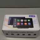 Portable 9 Wireless CarPlay Screen for Car  Apple CarPlay & Android Auto, GPS Navigation, Bluetooth, Touchscreen Car Monitor with Mirror Link & Voice Control  Plug & Play Upgrade for All Vehicles