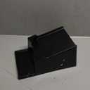 TidyFriend Liquid Laundry Detergent Holder Stand with Drip Tray & Rubber-Grip Feet, Stand for Laundry Room Organization and Storage, Fabric Softener Dispenser with Cup Holder for Easy Pouring (Black)