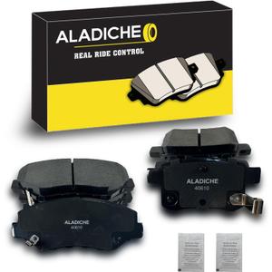 upgrade Front Rear Ceramic Disc Brake Pads Set Compatible with 2011 2012 2013 2014 2015 2016 2017 for Honda Accord