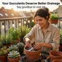 10 x Doter Organic Perlite for Plants, Soil Amendment for Enhanced Drainage and Growth, Ideal for Potting Mixes (1 Quart)