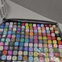 Alcohol Markers 120 Colors with Base Dual Tip Art Drawing Markers for Kids Students and Adults Comics Sketching Illustration - Refillable