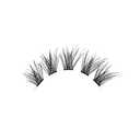 2 x Hand-Knotted Natural Strip Lashes Clusters Wispy Short False Eyelashes Lightweight Soft Crossed 3D Cat Eye Look Faux Human Hair Lash 7 Pairs Pack