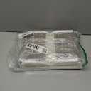 Foldable Doll Wardrobe Storage Box Compatible with Labubu Clothes with 10 Hangers & Rod - Stackable Organizer Cabinet for 15/17cm Doll Clothes with Dust-Resistant Cover and Display Shelf