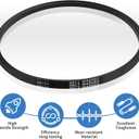 5PCS 38174 Belt Washer Drive Belt 27001006 Replacement for Speed Queen Whirlpool Alliance Maytag Amana Crosley Replaces WP27001006 40053601 40053606 AP6007462 PS11740577 Washer Agitator & Spin Belt