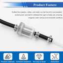 smseace 2 Set 16.4FT(5M) Fuel Line Kit with Fuel Filter and Hose Clamps for Diesel Heaters of Suitable Models