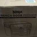 Ninja French Door Premier Air Fry Oven with Cutting Board, Steel, FO103, 16.53" L x 15.79" W x 13.48" H