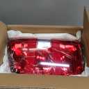Tail Light Assembly Compatible with Chevrolet Silverado 07-13 1500 | 07-14 2500 HD 3500 HD, OE-Style Replaces 25958482 GM2800207, w/Bulbs and Harness, Left Driver Side, Red Border