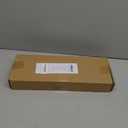 Heavy Duty Curtain Rods for Windows 66 to 120 Inch, 1 Inch Adjustable White Curtain Rod Set with Easy Installation and Modern Design (A1,White,30-120")