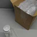 Plastic Clear Cups with Lids Pack Of 16 With Straws