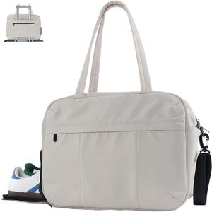 U+U Gym Bag for Women, Duffle Bag with Shoe Compartment Travel Carry on Weekender Bag, Personal Item Travel Bag for Overnight, Water Resistant